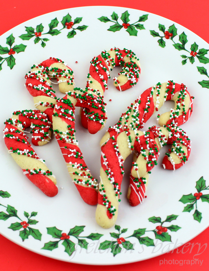 Vegan Candy Cane Cookies