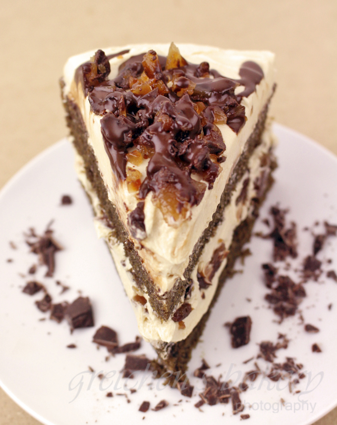 Coffee Toffee Cream Cake