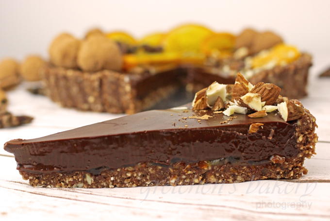 Chocolate Orange Truffle Tart