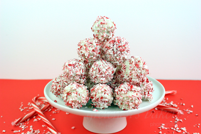 Peppermint Cake Balls