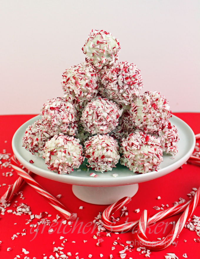 Peppermint Cake Balls