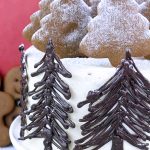Winter Wonderland Gingerbread Cake