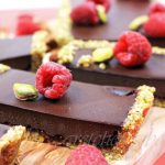 No Bake Chocolate Raspberry Ganache Tart