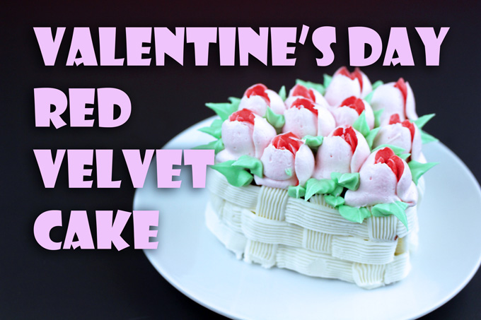 Red Velvet Cake for Valentines Day