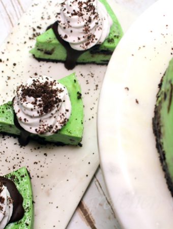 Vegan Grasshopper Cheesecake