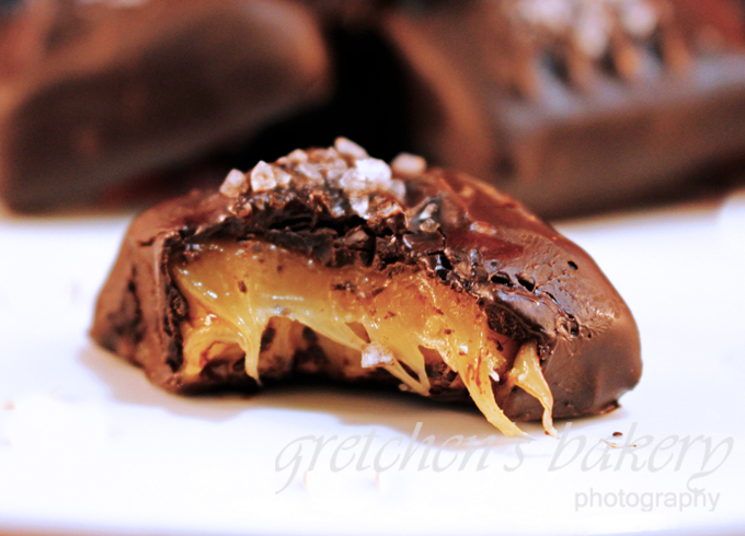 Vegan Caramel Volcano Cookies