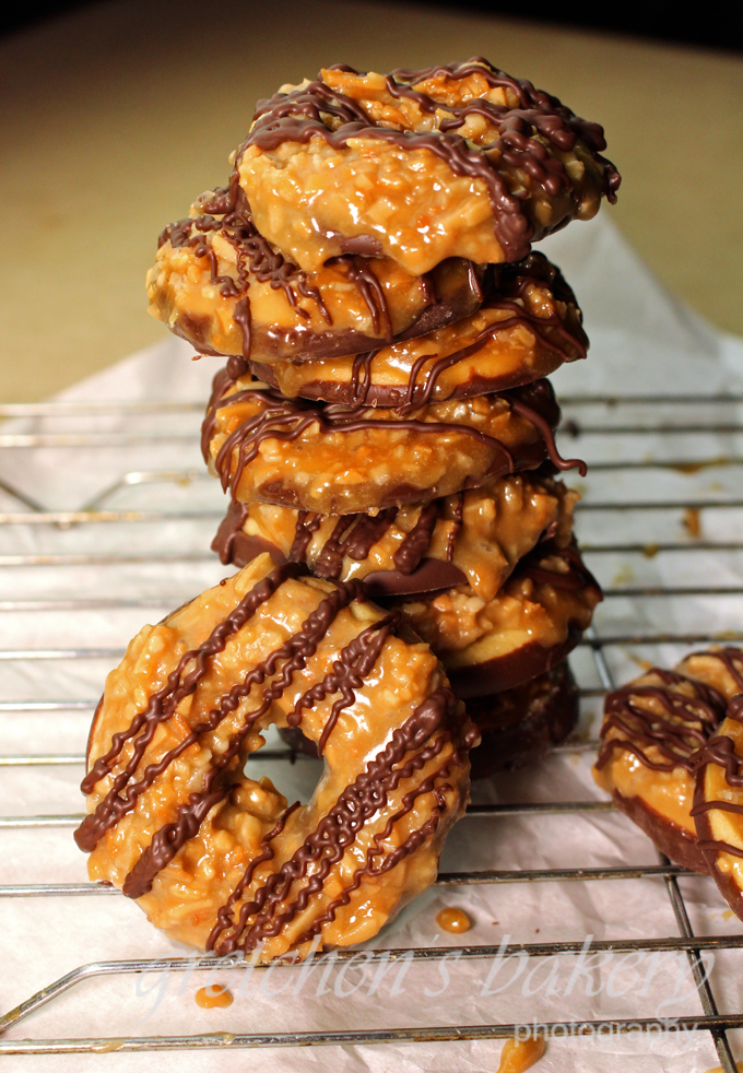 Vegan Samoas Recipe - Copy Cat Girl Scout Cookie - Gretchen's Vegan Bakery