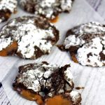 Vegan Caramel Volcano Cookies