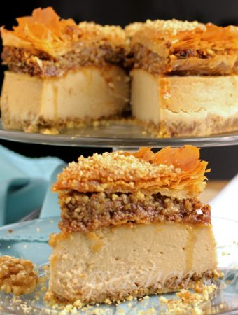 Vegan Maple Baklava Cheesecake