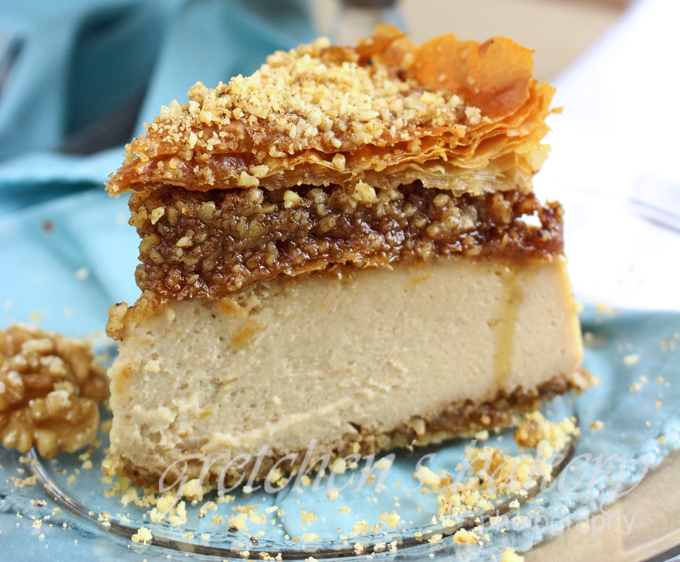 Vegan Maple Baklava Cheesecake