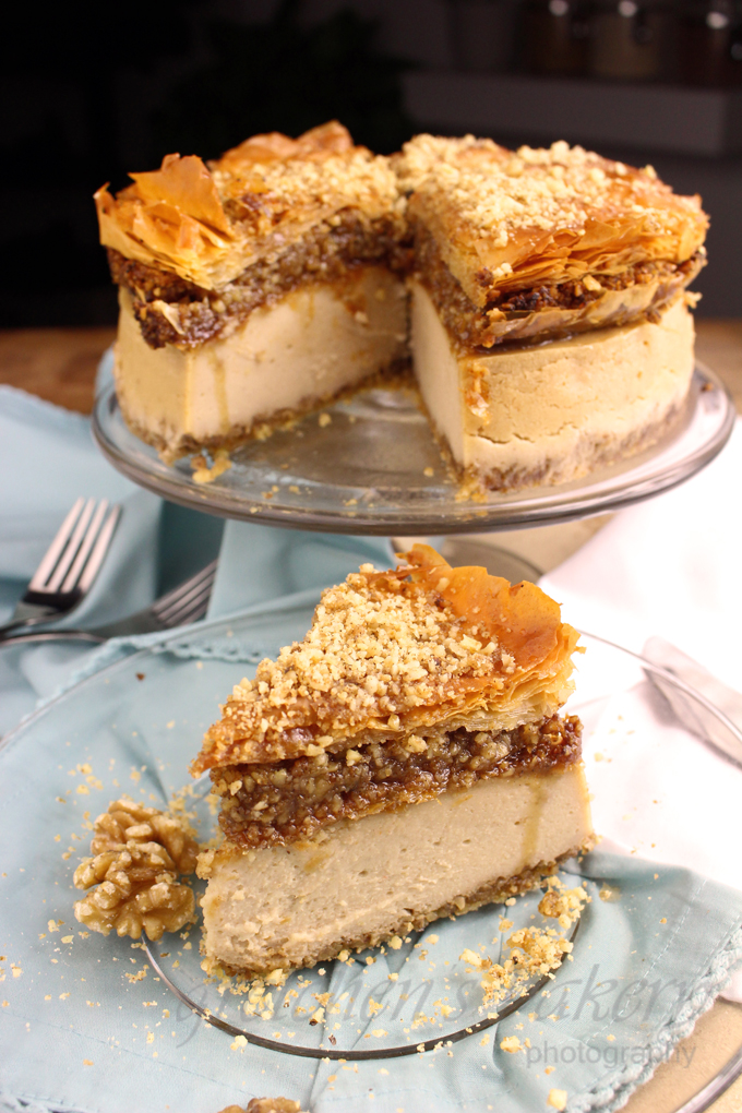 Vegan Maple Baklava Cheesecake