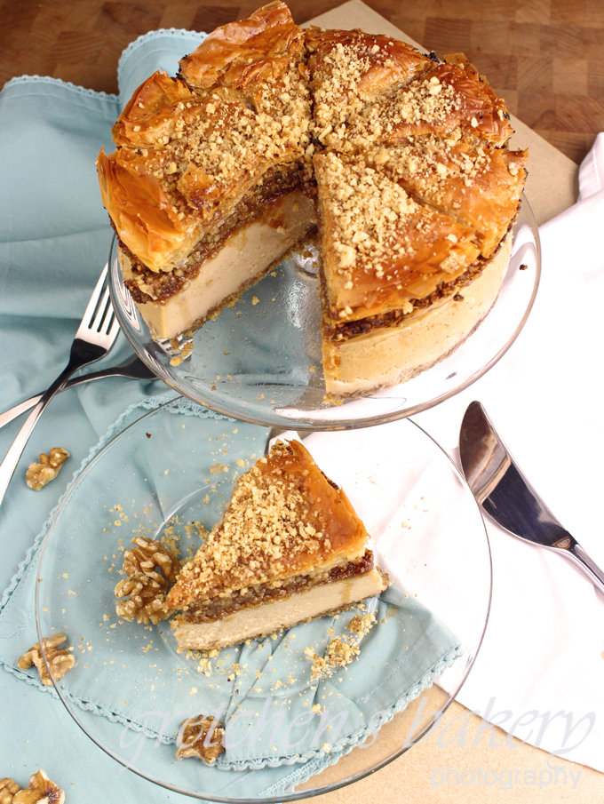 Vegan Maple Baklava Cheesecake