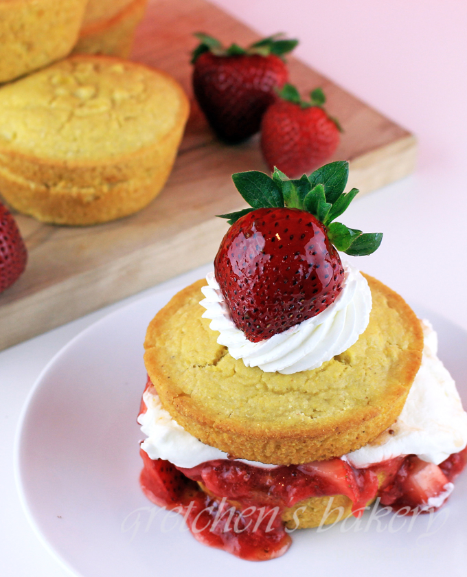 Strawberry Corn Cakes