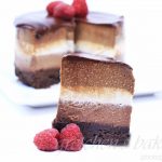 Triple Layer Cheesecake~ No Bake ~ Vegan