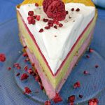 No Bake Vegan Mango Raspberry Cream Pie