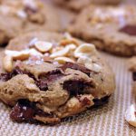 Salted Peanut Butter Banana Chocolate Chunk Cookies