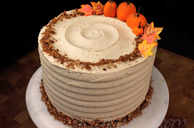 Pumpkin Cake with Pumpkin Spice Buttercream