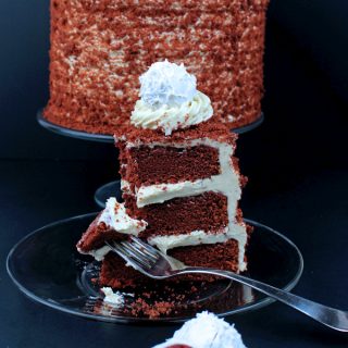 No Dye Red Velvet Cake! Vegan