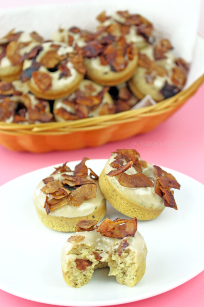 Maple Donuts with crispy facon