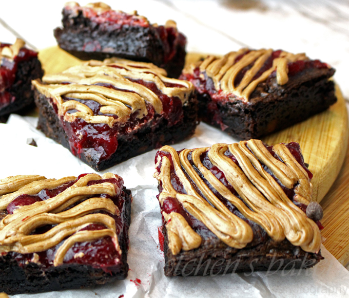 Cranberry Mocha Fudge Brownies