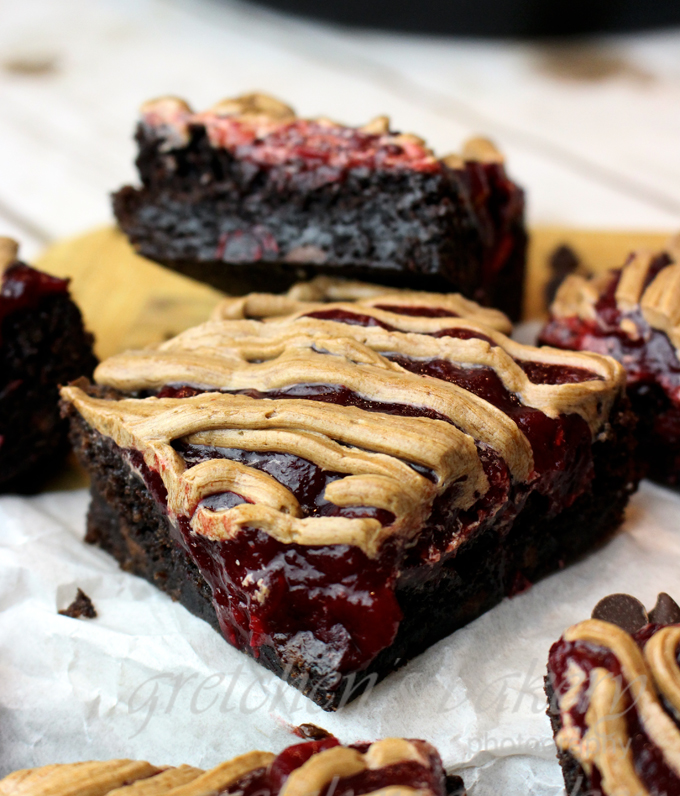 Cranberry Mocha Fudge Brownies