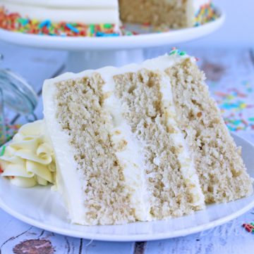 The Best Vegan Vanilla Cake Recipe