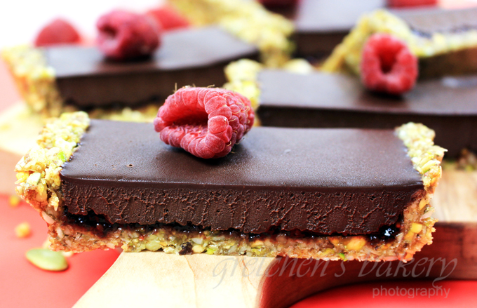 No Bake Chocolate Raspberry Ganache Tart