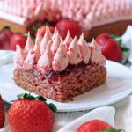 Vegan Triple Strawberry Cake