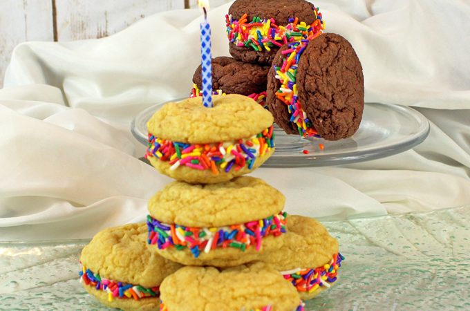 Birthday Cake Whoopie Pies!