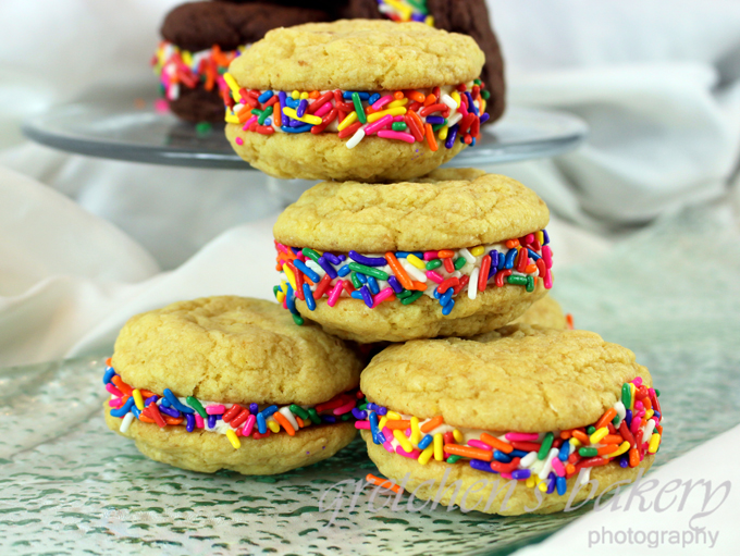 Birthday Cake Whoopie Pies!