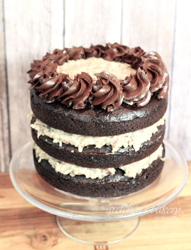 Vegan German Chocolate Cake