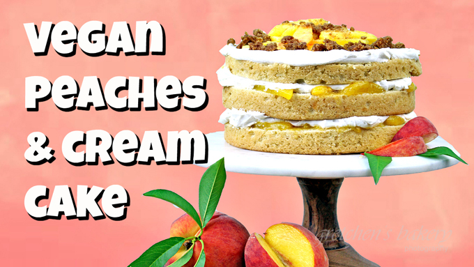 Peaches and Cream Cake