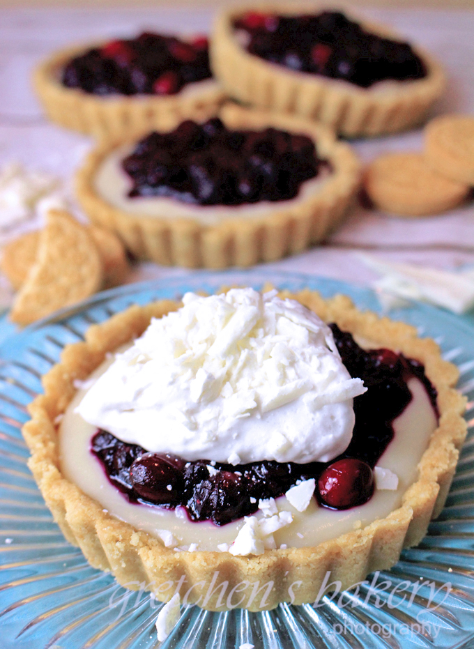 White Chocolate Berry Cream Pie