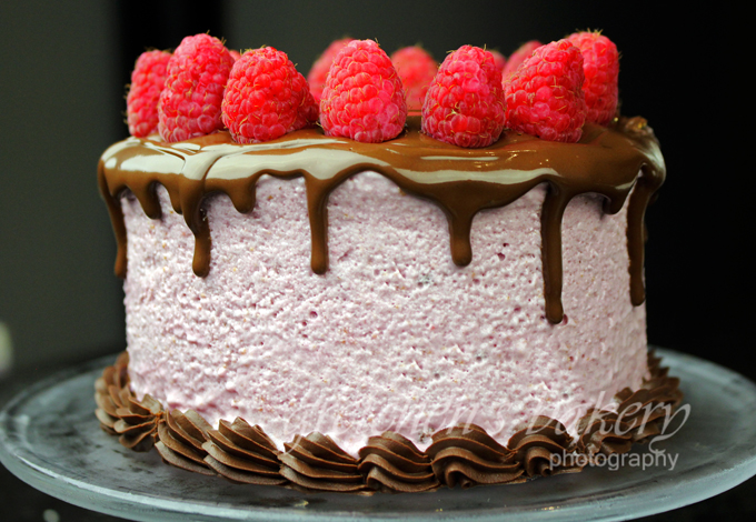 Vegan Raspberry Mousse Cake