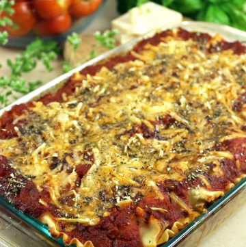 Eggplant Parmigiana Lasagna (Vegan)