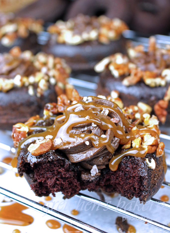 Caramel Turtle Donuts