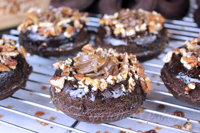 Caramel Turtle Donuts