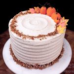 Pumpkin Velvet Cake with Pumpkin Spice Buttercream