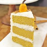 Pumpkin Velvet Cake with Pumpkin Spice Buttercream