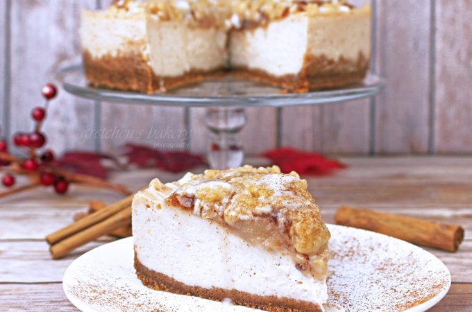Apple Crumb Cheesecake
