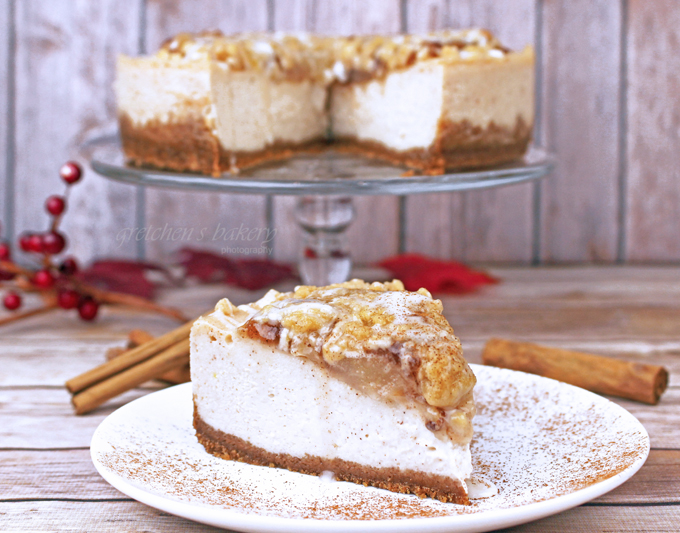 Apple Crumb Cheesecake