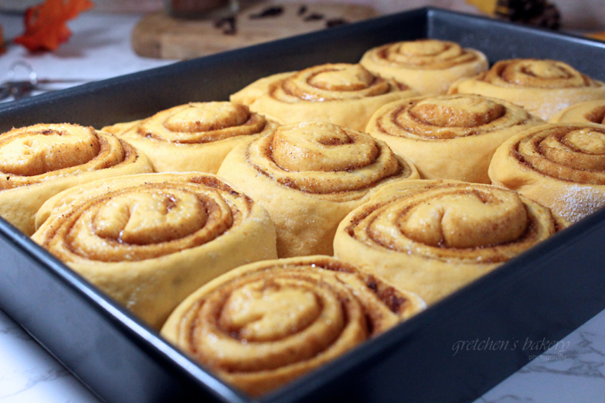 Pumpkin Spiced Cinnamon Buns