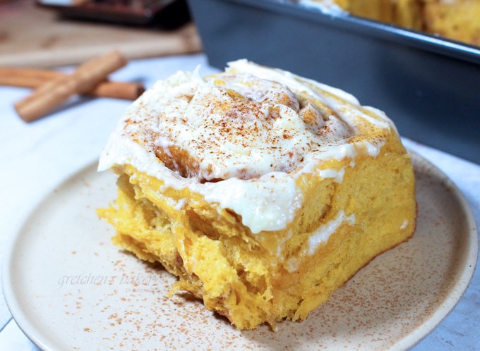 Pumpkin Spiced Cinnamon Buns