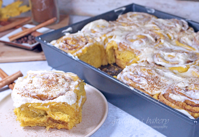 Pumpkin Spiced Cinnamon Buns