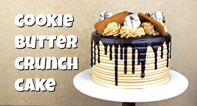 Cookie Butter Crunch Cake