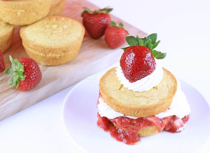 Strawberry Corn Cakes