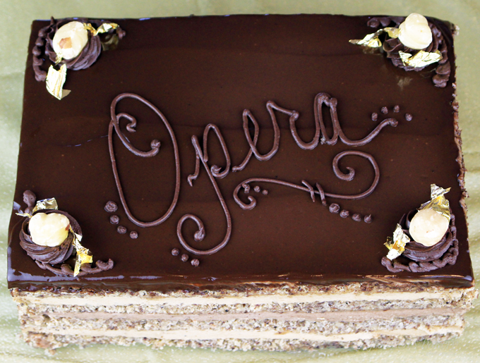 Classic Opera Cake ~ Vegan