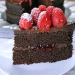 Chocolate Raspberry Truffle Cake