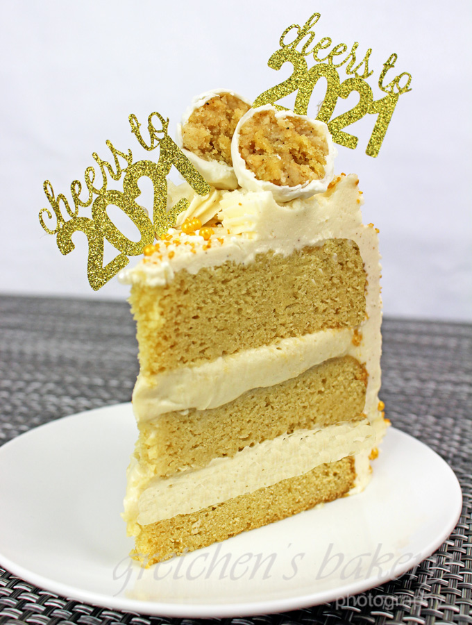 Vegan Egg Nog Cake