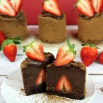 Chocolate Covered Strawberry Vegan Chocolate Mousse Cake